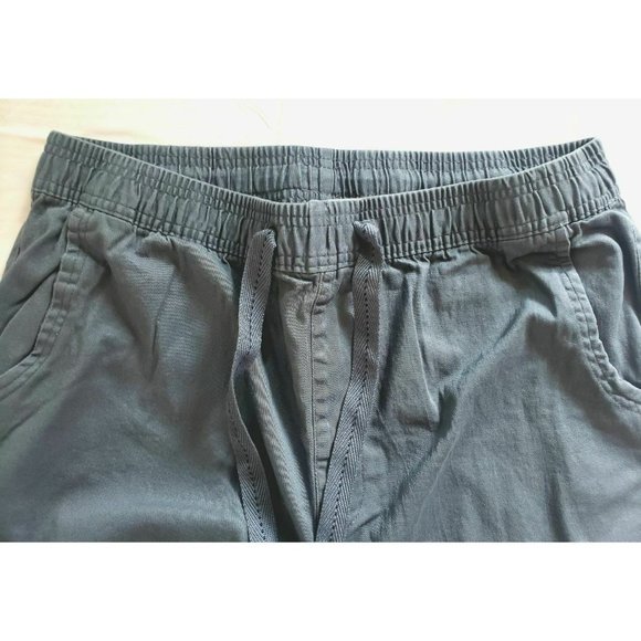 Galaxy by Harvic Men's Basic Stretch Twill Joggers Dark Grey - Picture 5 of 8